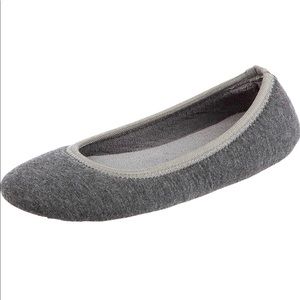 Isotoner Velour Victoria Ballerina House Slipper